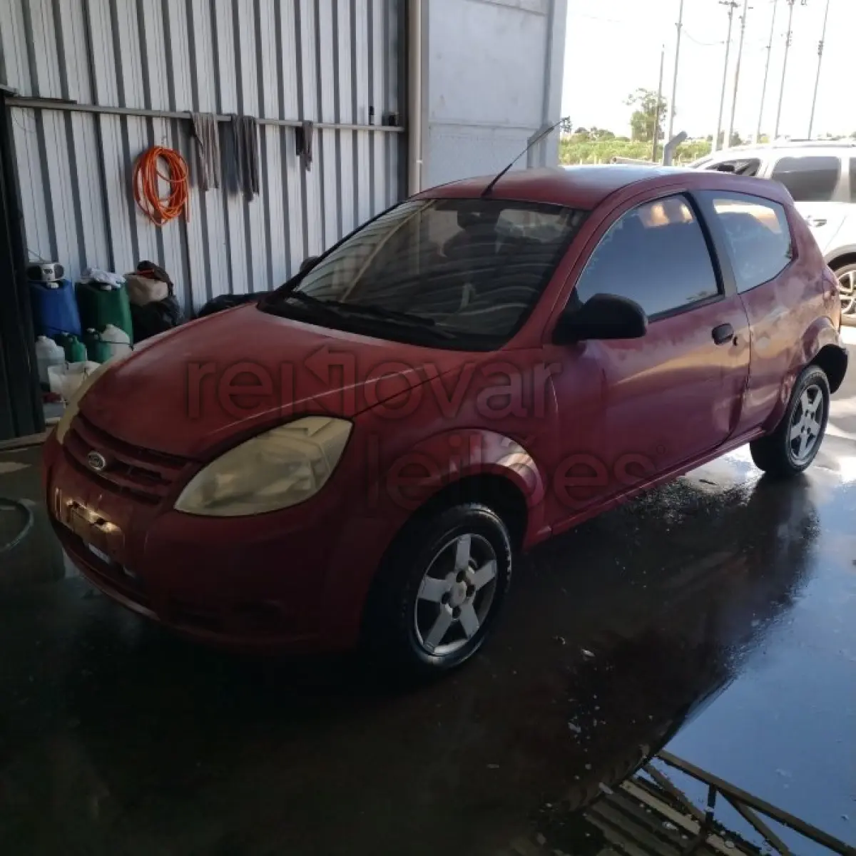 LOTE 006 - FORD KA FLEX - ANO 2009/2009 - PASSAGEM POR LEILÃO E INDICIO DE SINISTRO