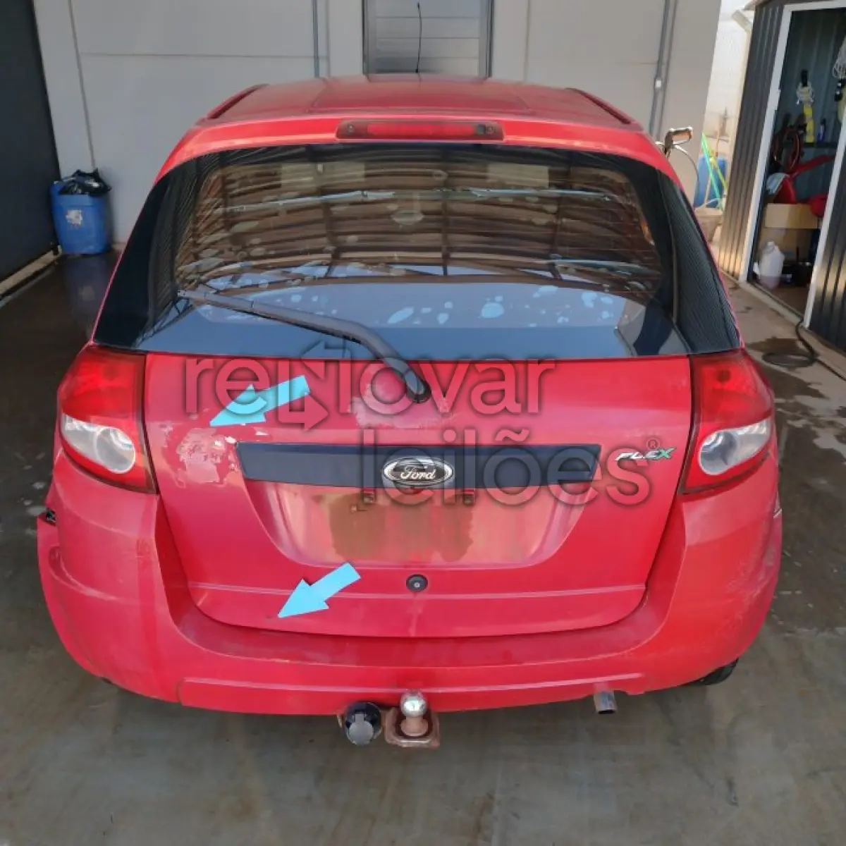 LOTE 006 - FORD KA FLEX - ANO 2009/2009 - PASSAGEM POR LEILÃO E INDICIO DE SINISTRO