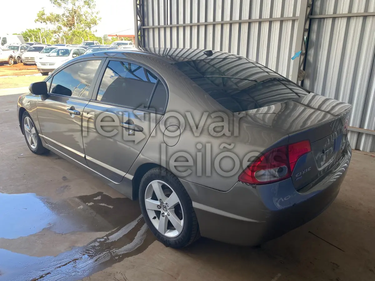 LOTE 012 - HONDA CIVIC LXS - ANO 2008/2008 - COMPLETO