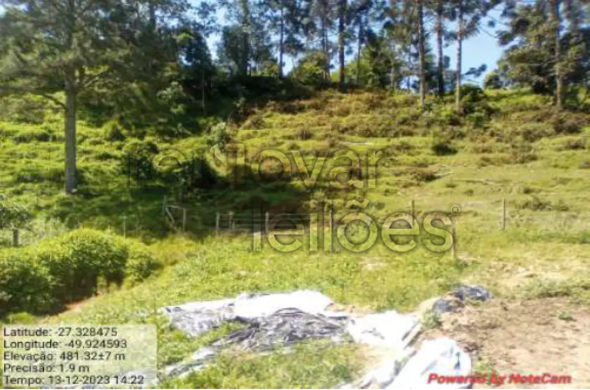 LOTE 001 - ÁREA RURAL DE 12,500 HA / BRAÇO DO TROMBUDO - SC