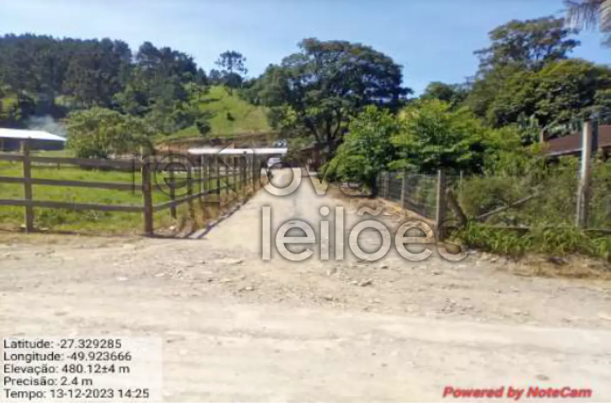 LOTE 001 - ÁREA RURAL DE 12,500 HA / BRAÇO DO TROMBUDO - SC