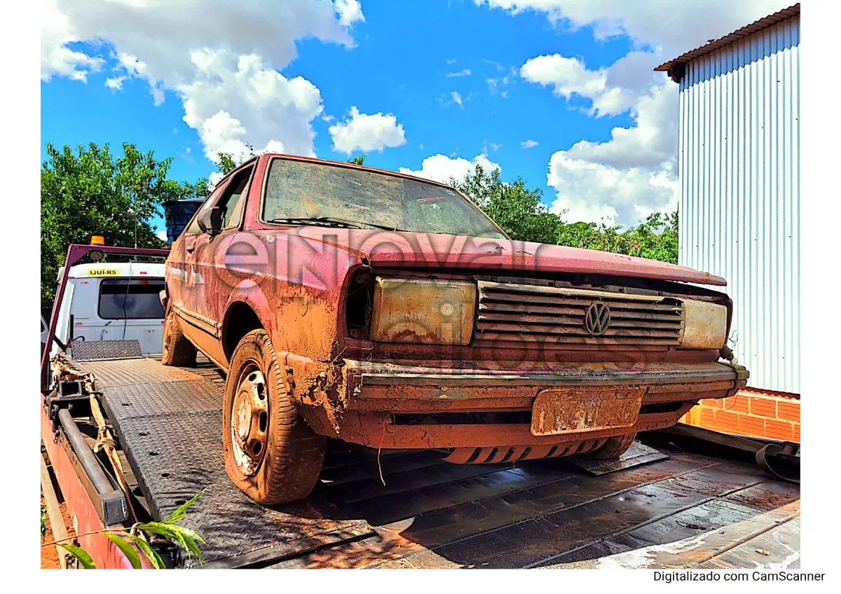 LOTE 008 - VOLKSWAGEN VOYAGE PLUS, ANO 1986, DEPOSITADO COM O EXECUTADO