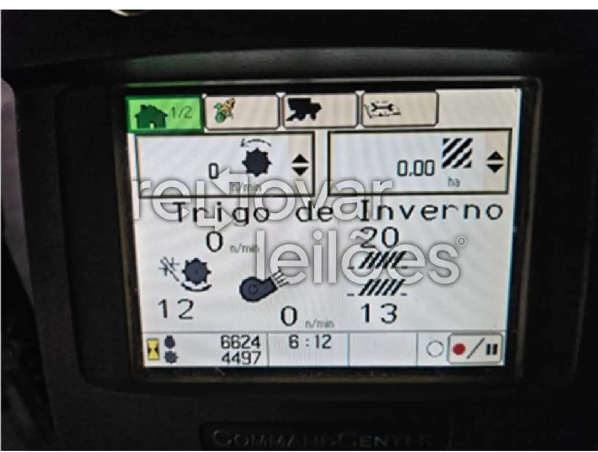 LOTE 021 - COLHEITADEIRA JOHN DEERE 9570 STS E PLATAFORMA 30 PÉS - ANO 2011 - SICREDI SEMENTES DO SUL - DEPOSITADO EM ESPUMOSO/RS