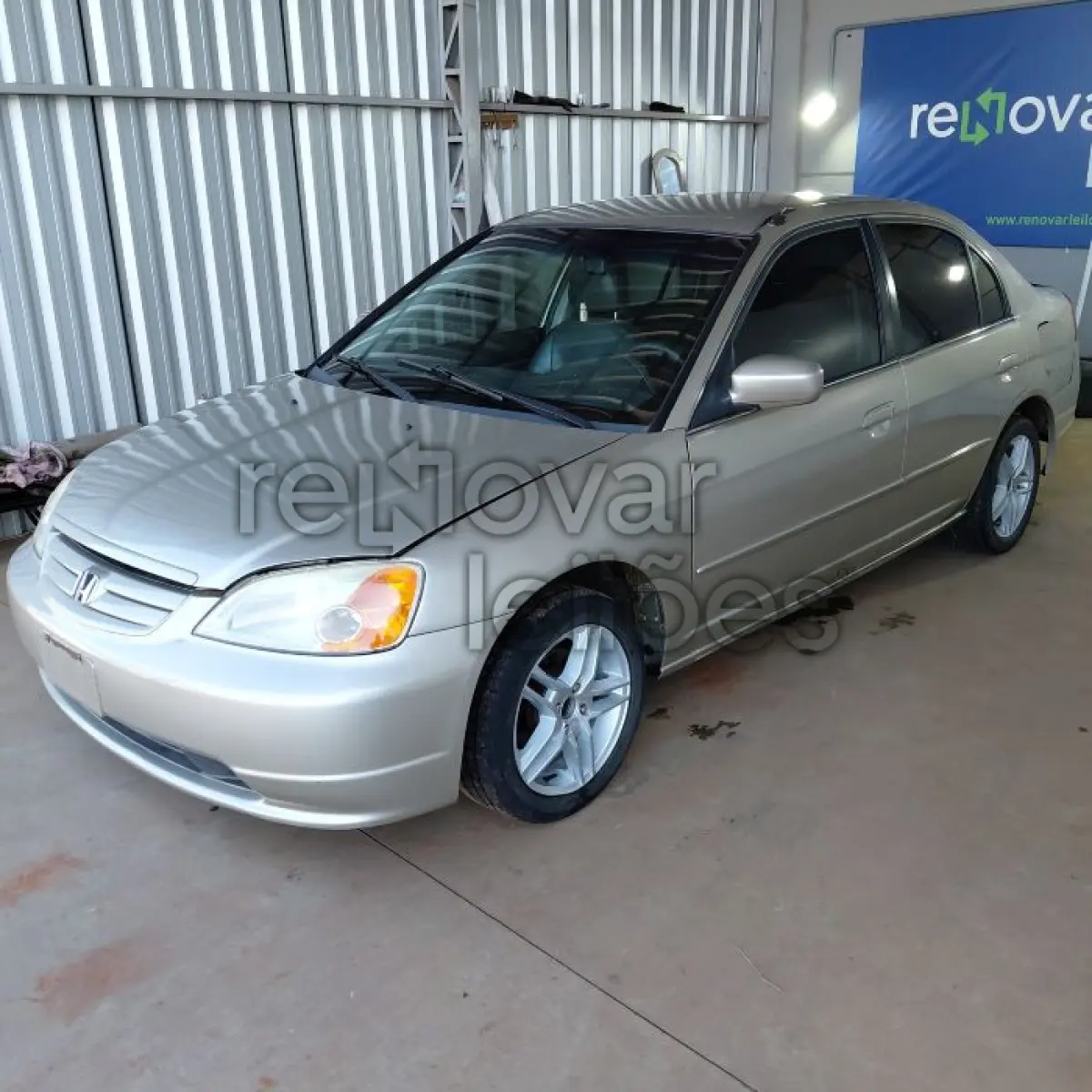 LOTE 035 - HONDA CIVIC LX - ANO 2001/2001 - COMPLETO - SICREDI GERAÇÕES