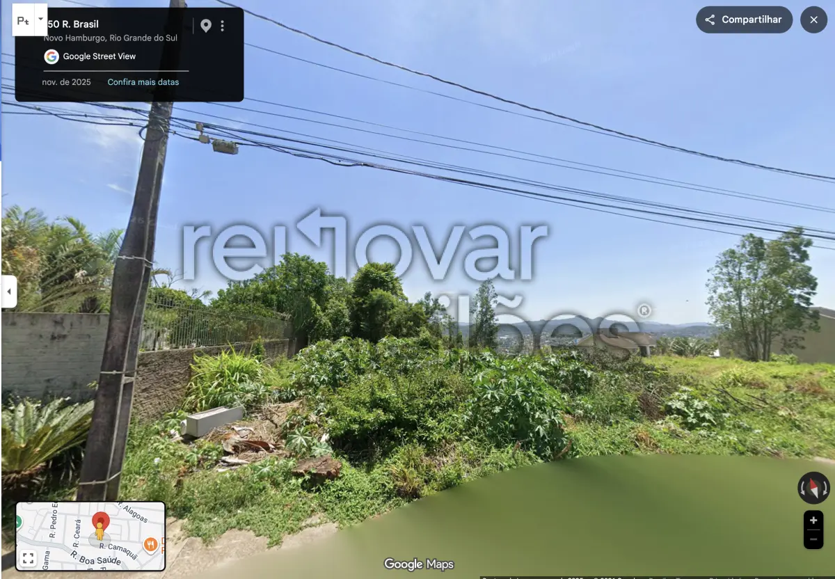 Terreno urbano, c/ área de 874,63 m², em novo hamburgo - rs