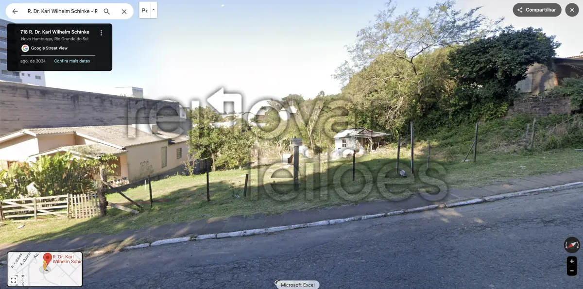 Terreno urbano, c/ área de 1.148,85 m², em novo hamburgo - rs