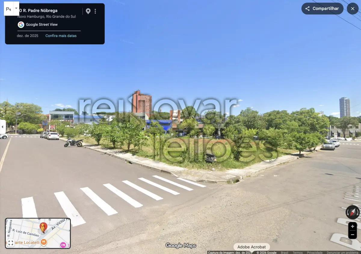 Terreno urbano, c/ área de 1.290,50 m², em novo hamburgo - rs