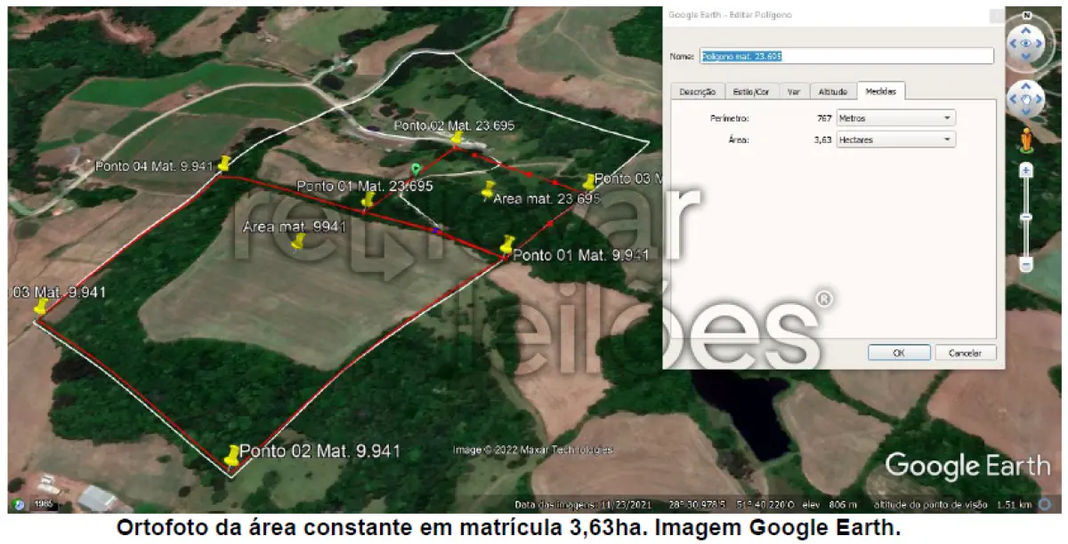 LOTE 001 - ÁREA RURAL C /  12,1 HECTARES -  GUABIJU / RS + ÁREA RURAL C /  3,63 HECTARES - SÃO JORGE / RS