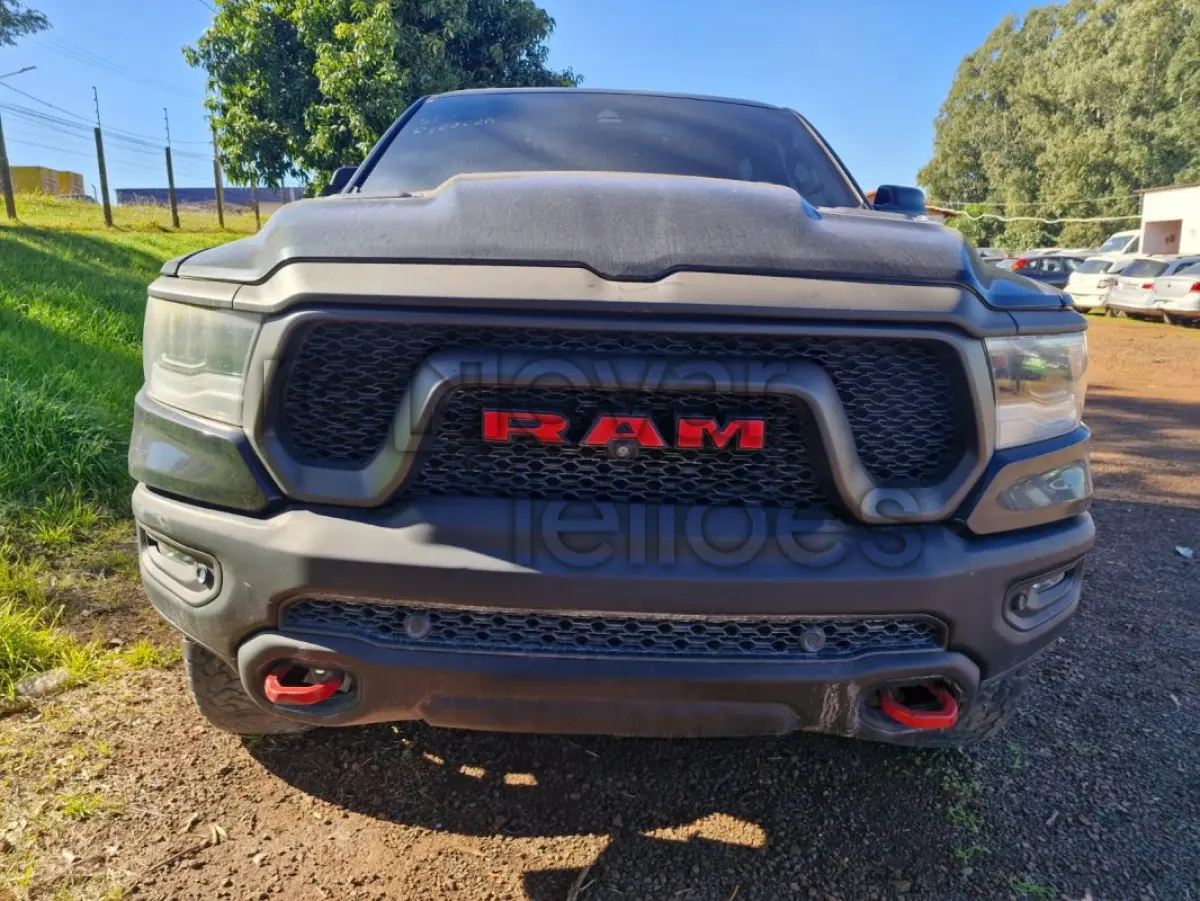 LOTE 009 - DODGE RAM 1500 REBEL - ANO 2022/2022 - COMPLETO - SICREDI ALIANÇA - DEPOSITADO EM IJUI/RS