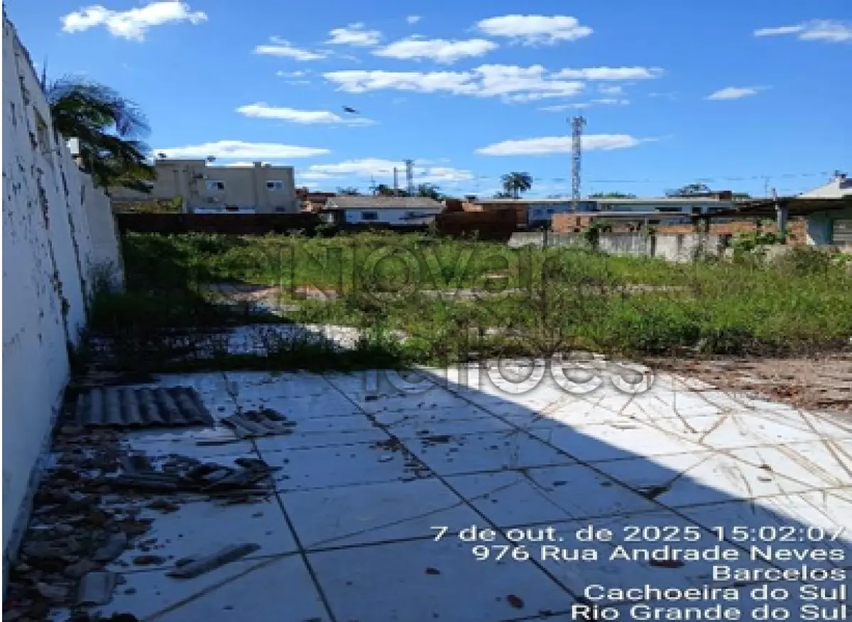 Terreno urbano c / 575 m² - cachoeira do sul / rs