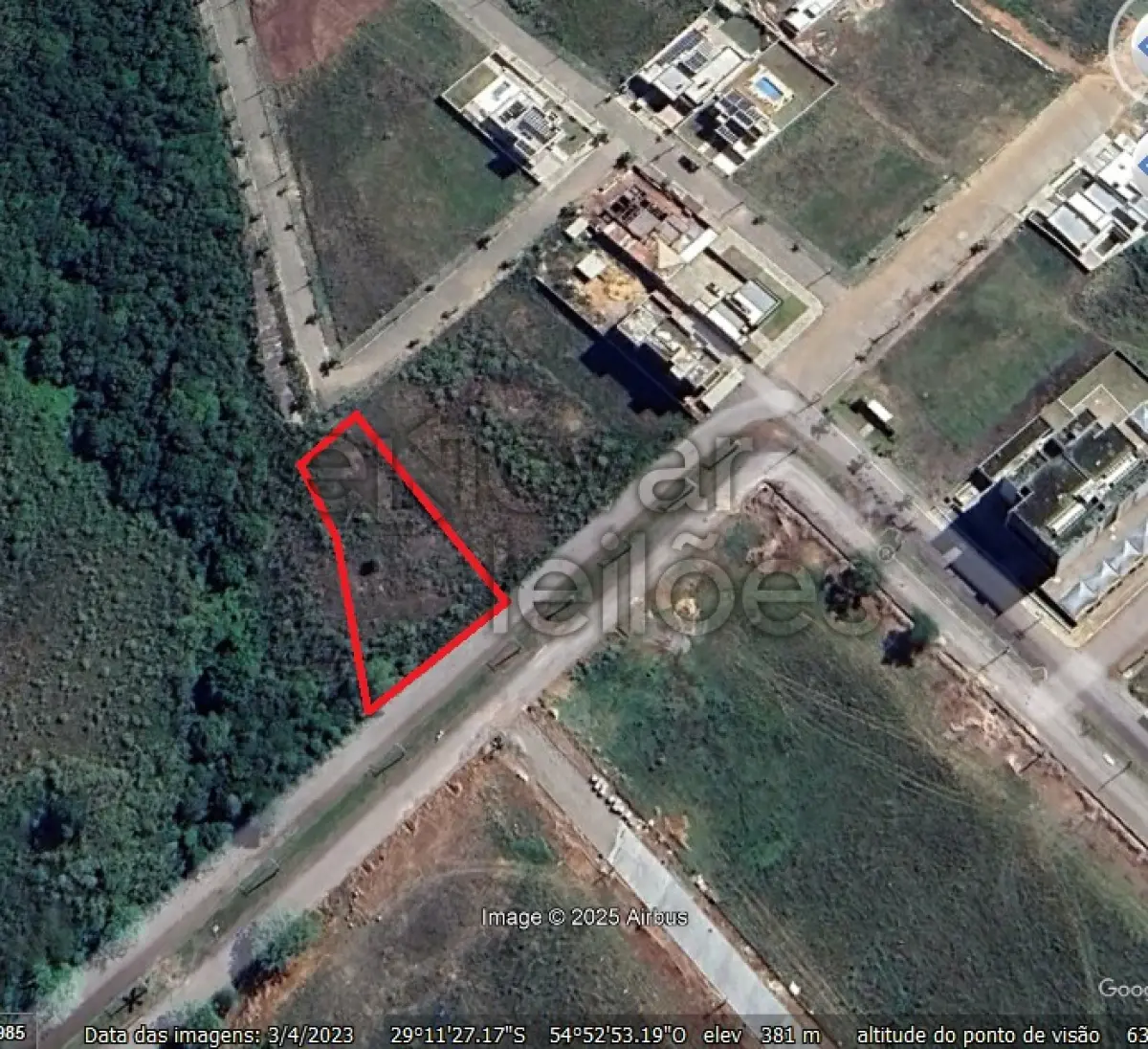 LOTE 010 - TERRENO URBANO C/  1.220,20 M² - SANTIAGO - RS