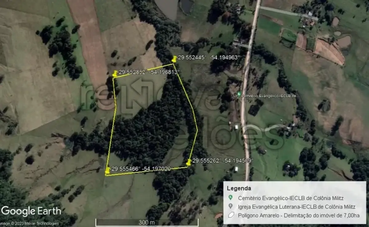 LOTE 004 - ÁREA RURAL C / 7 HECTARES - SÃO PEDRO DO SUL / RS