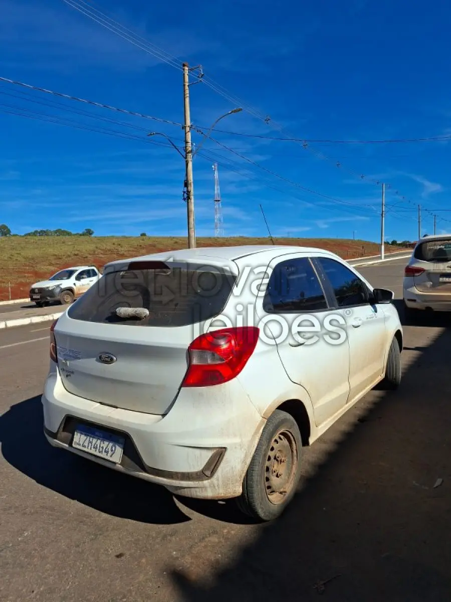 LOTE 001 - VEÍCULO  FORD/KA SE 1.0 HA C, ANO/MODELO 2018/2019, PLACA I**-***9