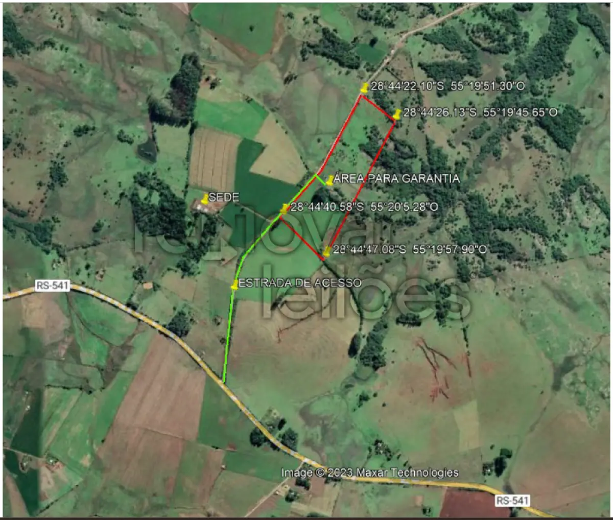 LOTE 001 - ÁREA RURAL C / 5,20 HECTARES - ITACURUBI / RS