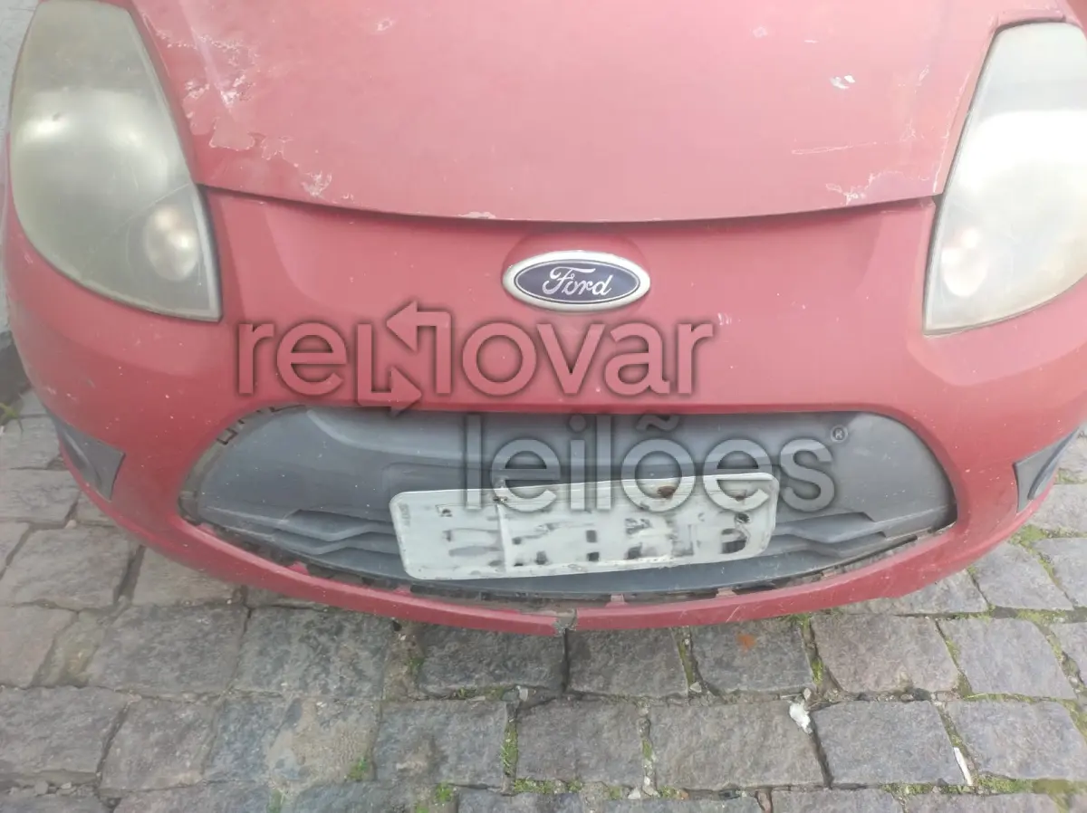 LOTE 003 - AUTOMÓVEL FORD KA FLEX, COR VERMELHA, 2011/2012