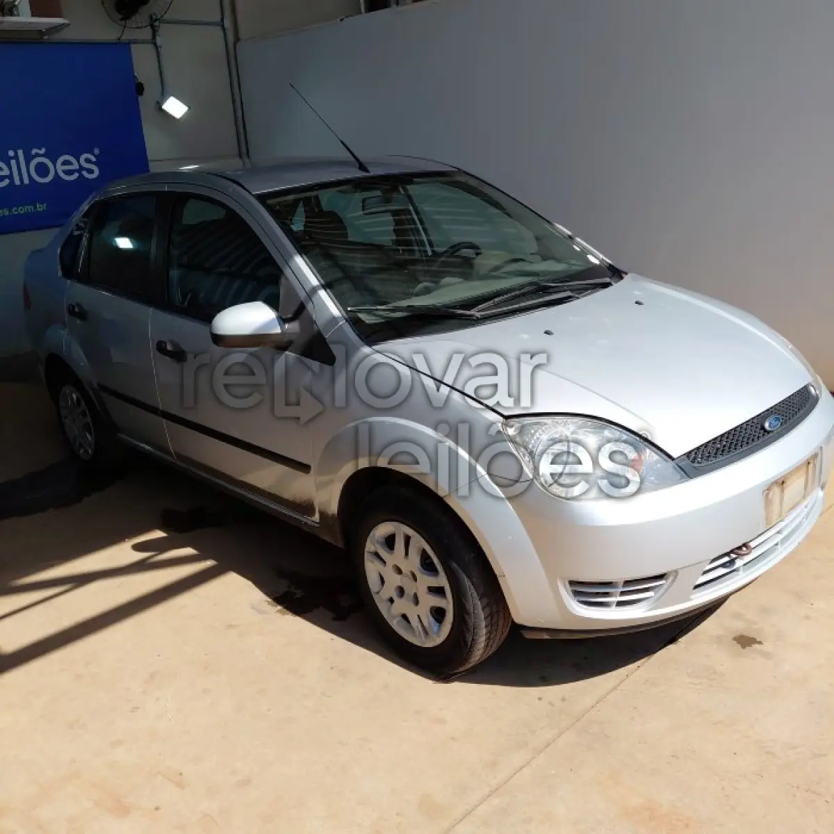 LOTE 080 - FORD FIESTA SEDAN16FLEX - ANO 2005/2006 - VIA CERTA - DEPOSITADO EM IJUÍ/RS
