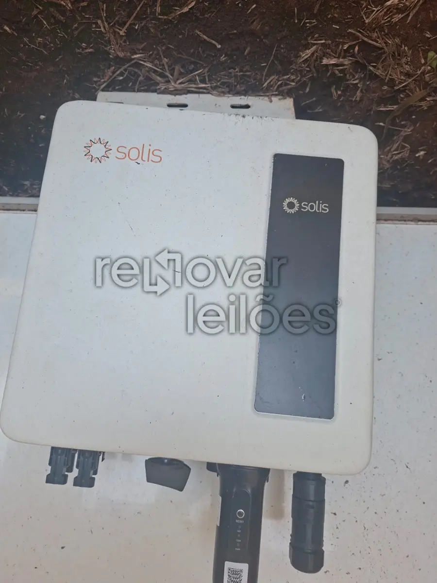 LOTE 001 - 8 PLACAS 570W + INVERSOR SOLIS S6 5KW