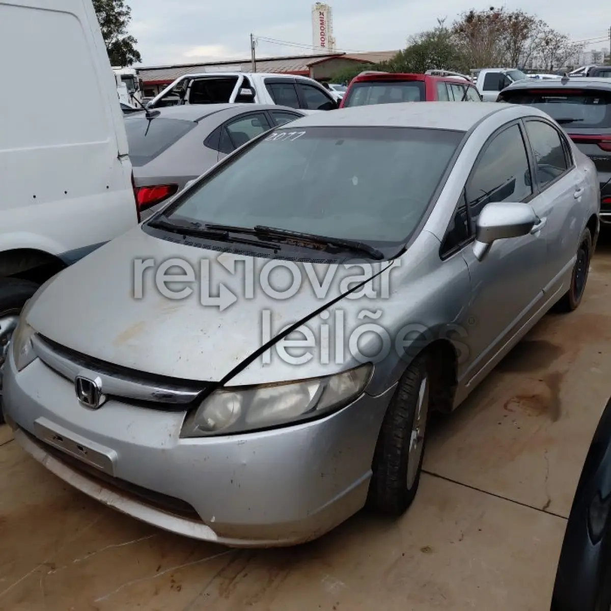 LOTE 067 - HONDA CIVIC LXS FLEX - ANO 2008/2008 - COMPLETO - SICREDI INTEGRAÇÃO LAJEADO - DEPOSITADO EM SANTO ÂNGELO/RS