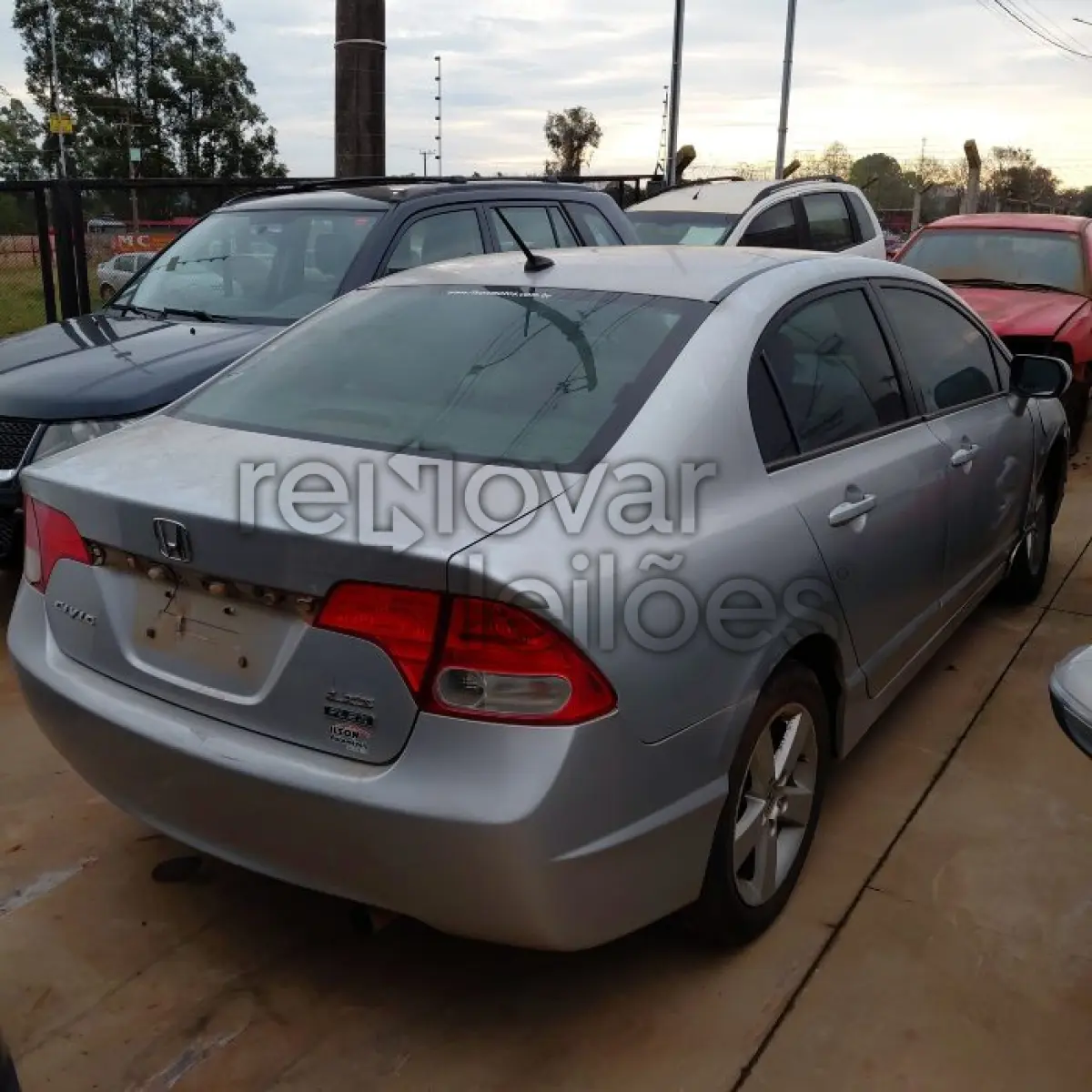 LOTE 067 - HONDA CIVIC LXS FLEX - ANO 2008/2008 - COMPLETO - SICREDI INTEGRAÇÃO LAJEADO - DEPOSITADO EM SANTO ÂNGELO/RS