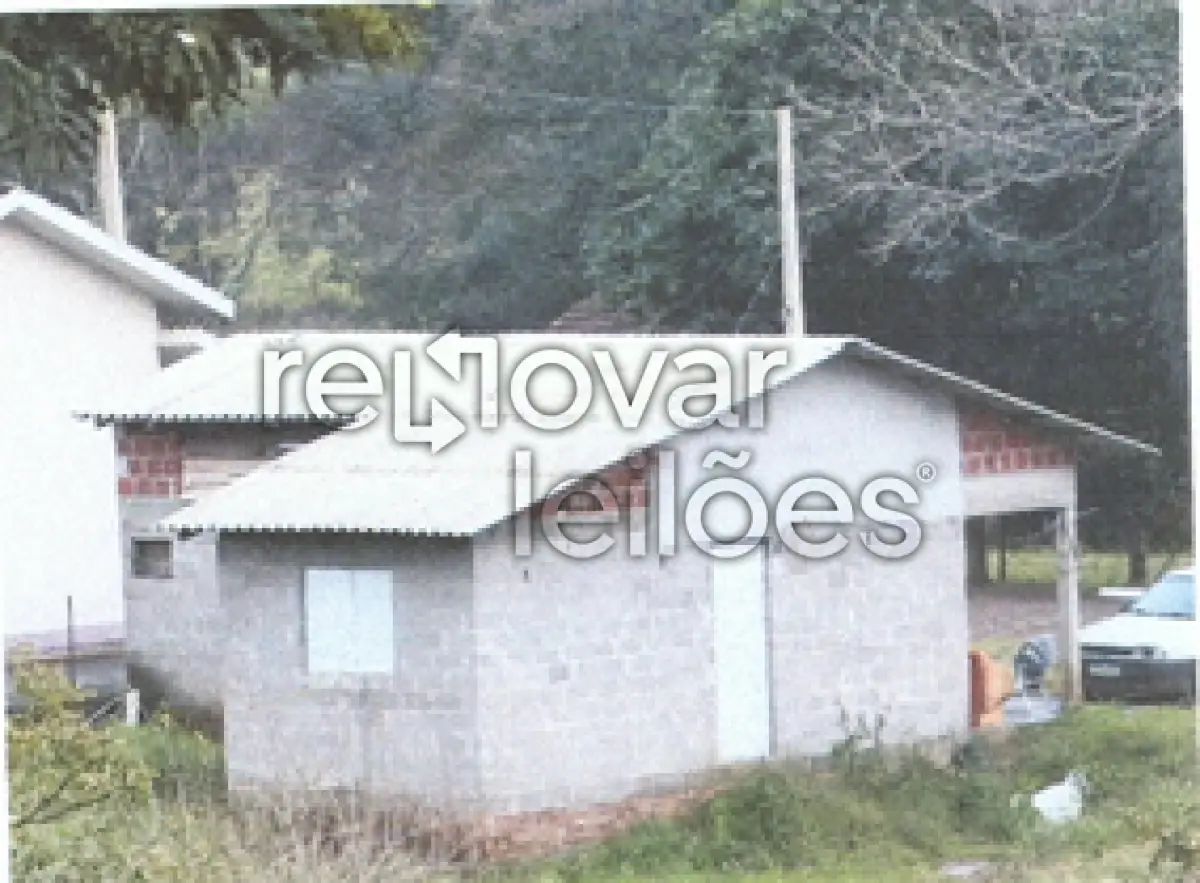 LOTE 001 - CASA SEM ACABAMENTOS C / 40 M² + TERRENO C / 487,50 M² - ALECRIM / RS