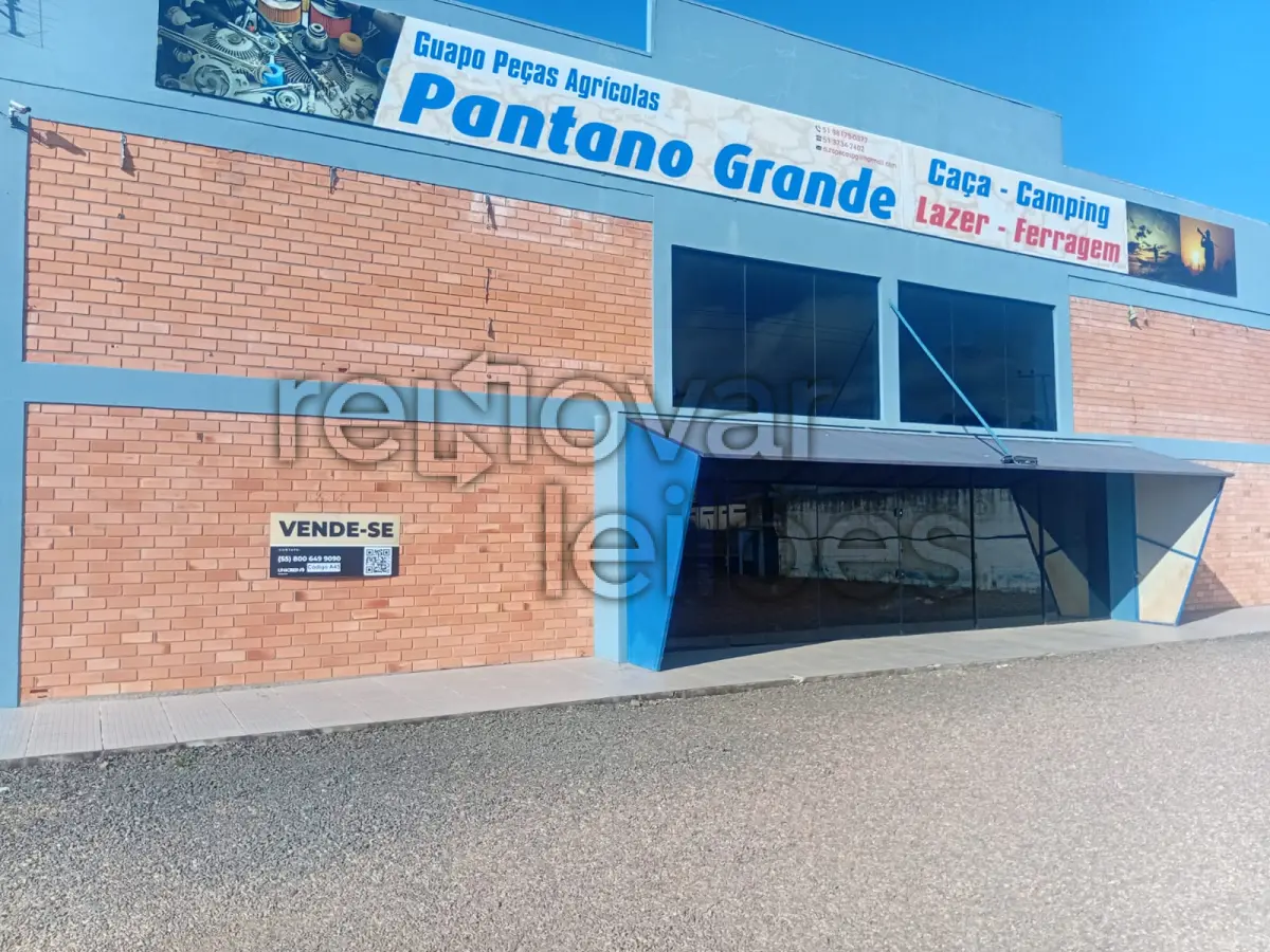LOTE 001 - PRÉDIO COMERCIAL C/ 707,45M² + TERRENO COM 1.536,00 M² - PANTANO GRANDE / RS
