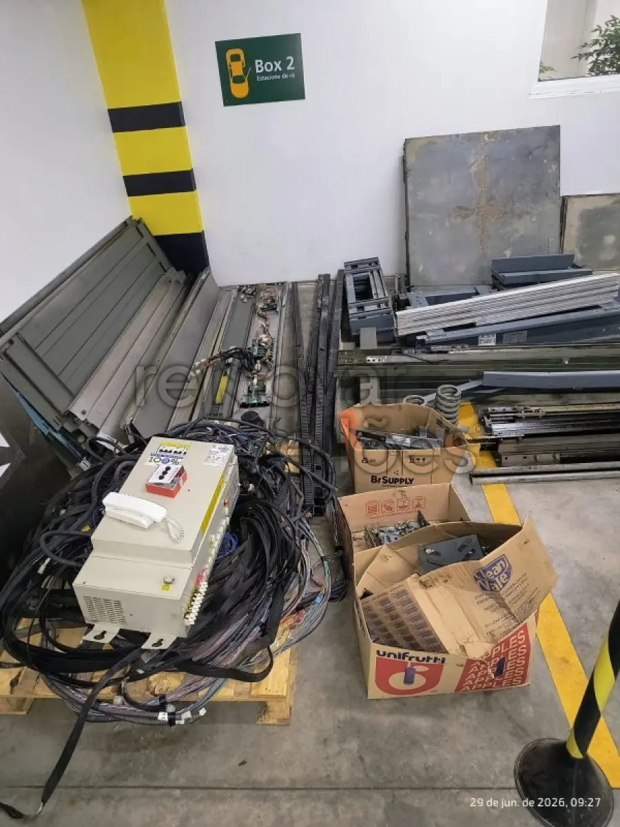 LOTE 001 - ELEVADOR 4 PARADAS THYSSENKRUPP - SIDREDI PIONEIRA - DEPOSITADO EM NOVA PETRÓPOLIS/RS