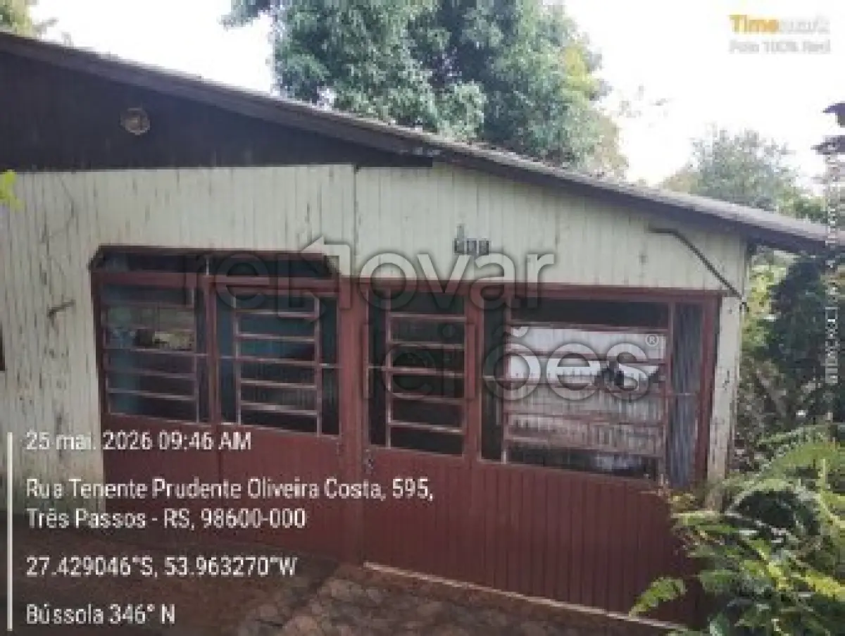 LOTE 001 - CASA C/ 66,40 M² - TRÊS PASSOS / RS