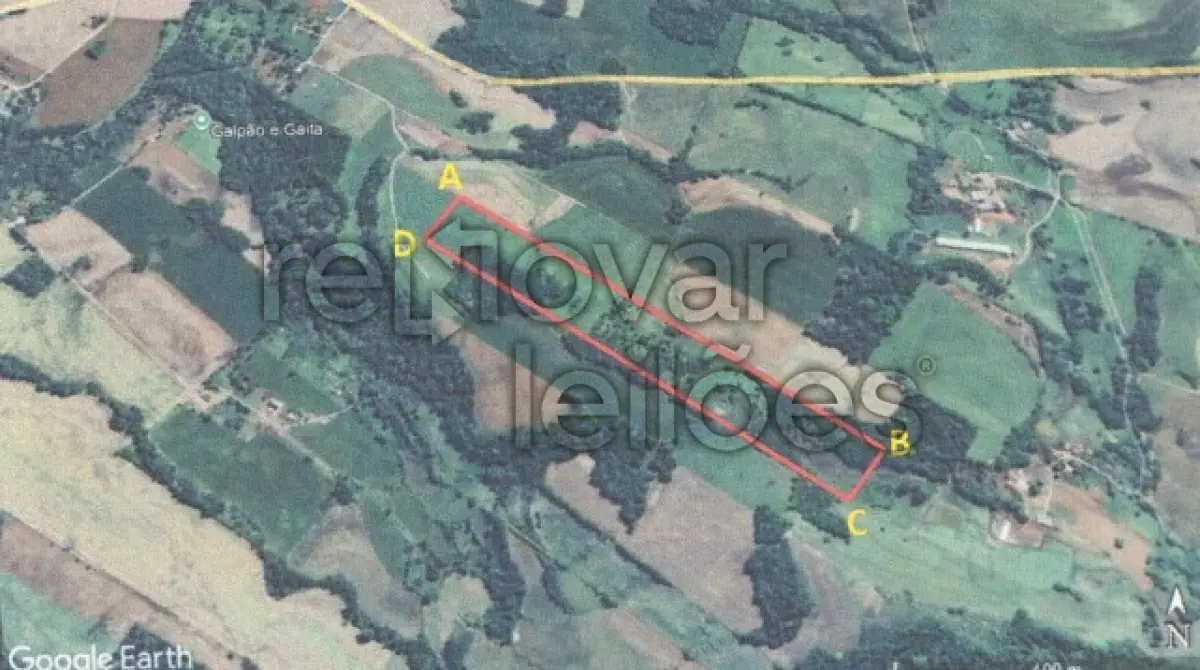 LOTE 001 - ÁREA RURAL C/ 69.000,00 M² - ALECRIM / RS