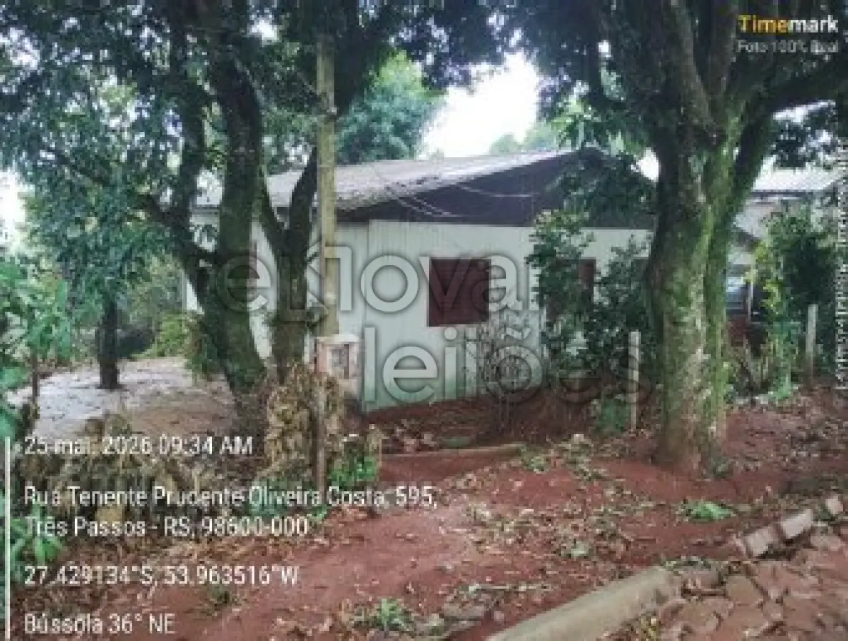 LOTE 001 - CASA C/ 66,40 M² - TRÊS PASSOS / RS