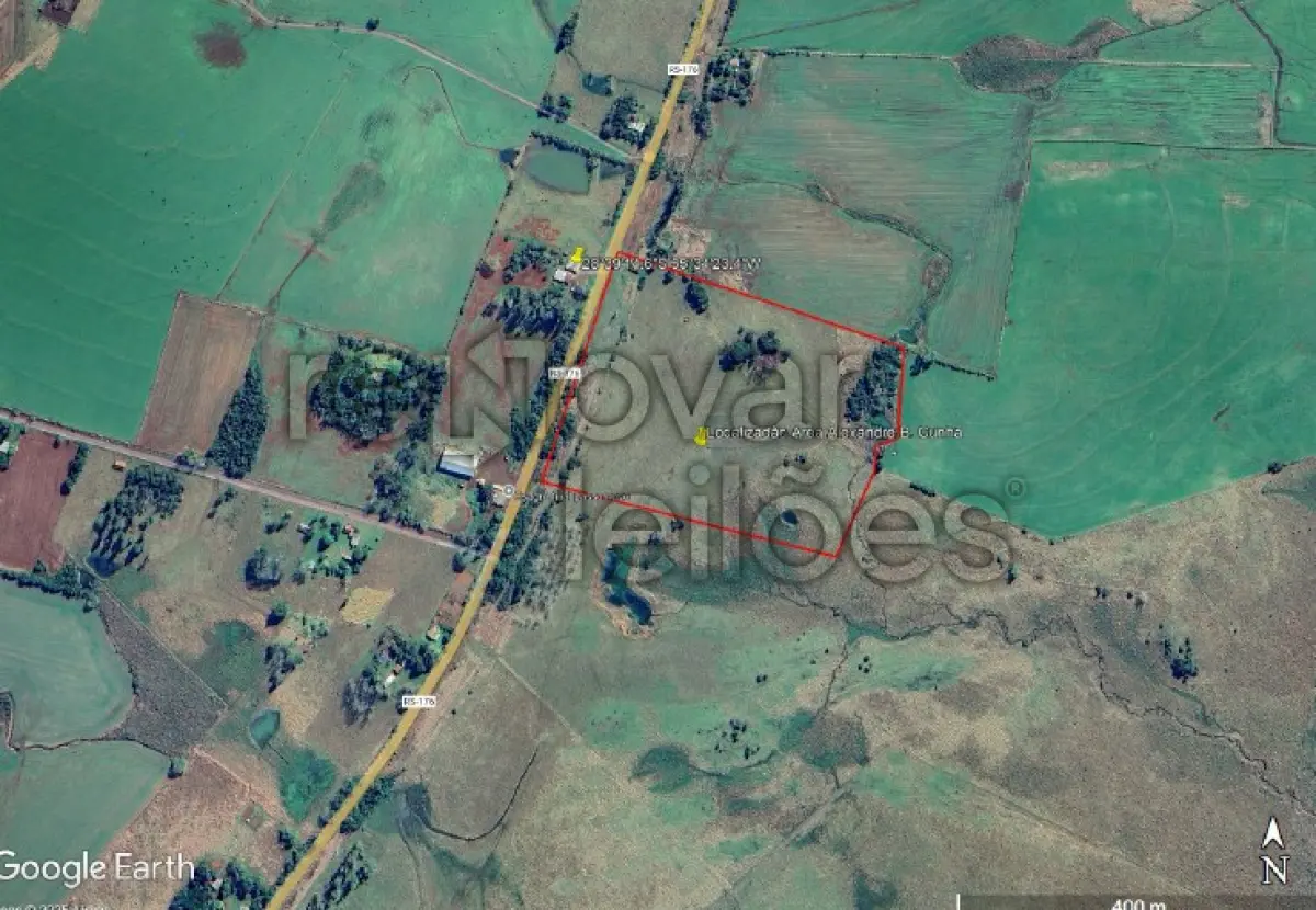LOTE 001 - ÁREA RURAL C/ 10 HEC - SANTO ANTÔNIO DAS MISSÕES / RS