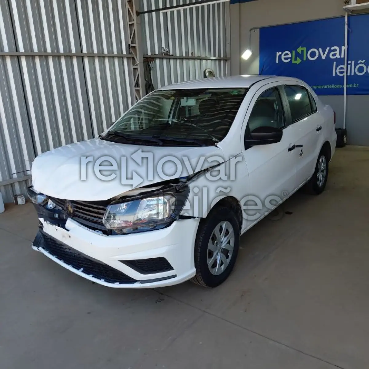 LOTE 027 - VOLKSWAGEN VOYAGE - ANO 2020/2021 - COMPLETO - CRESOL COOPERAR - DEPOSITADO EM SANTO ÂNGELO/RS