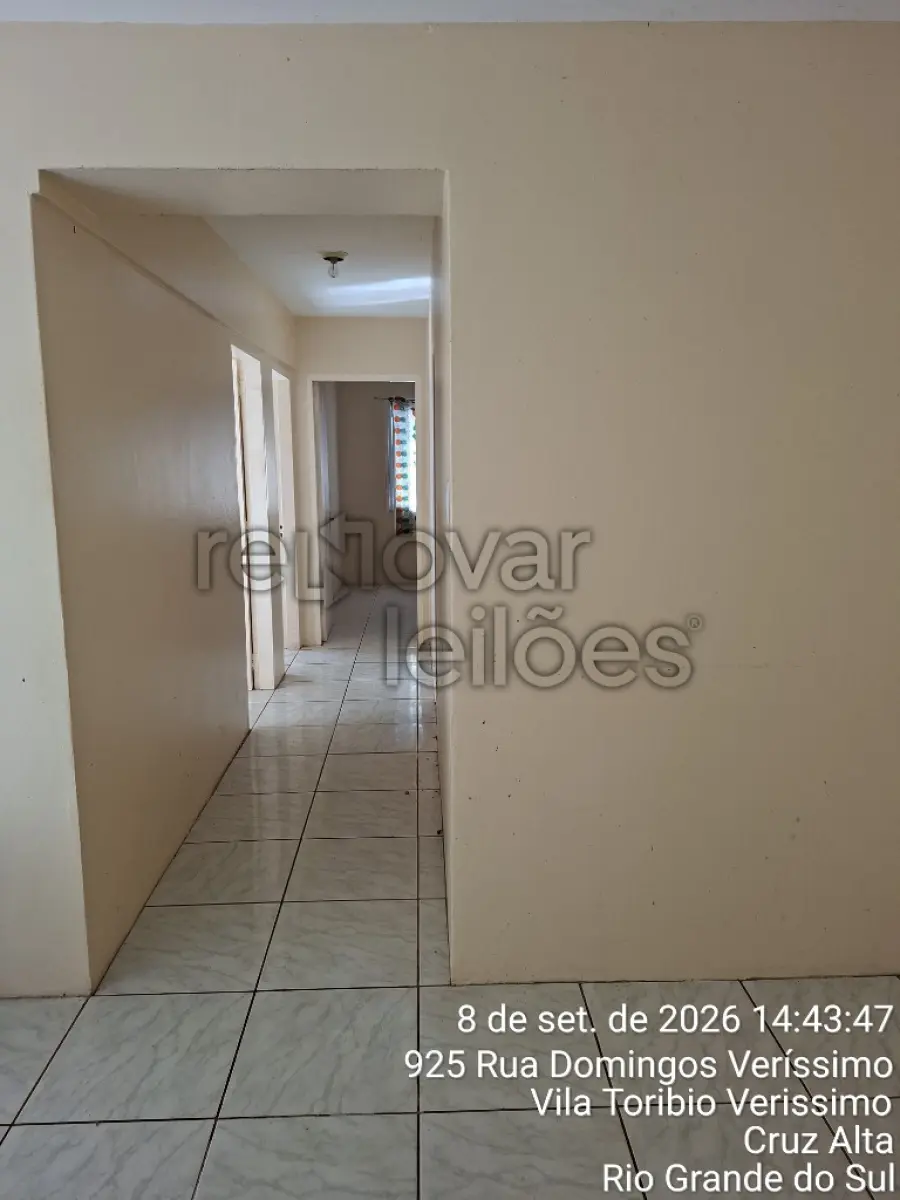 LOTE 001 - APARTAMENTO C/ 61,13 M² - CRUZ ALTA / RS