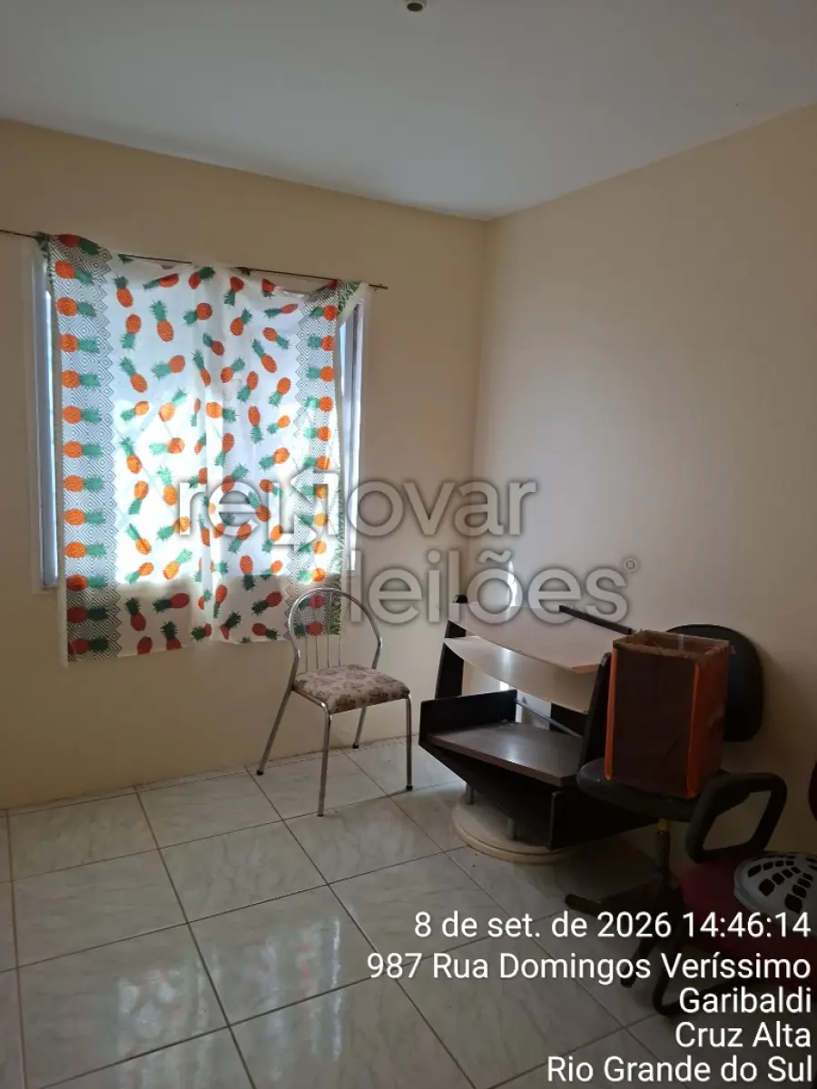 LOTE 001 - APARTAMENTO C/ 61,13 M² - CRUZ ALTA / RS
