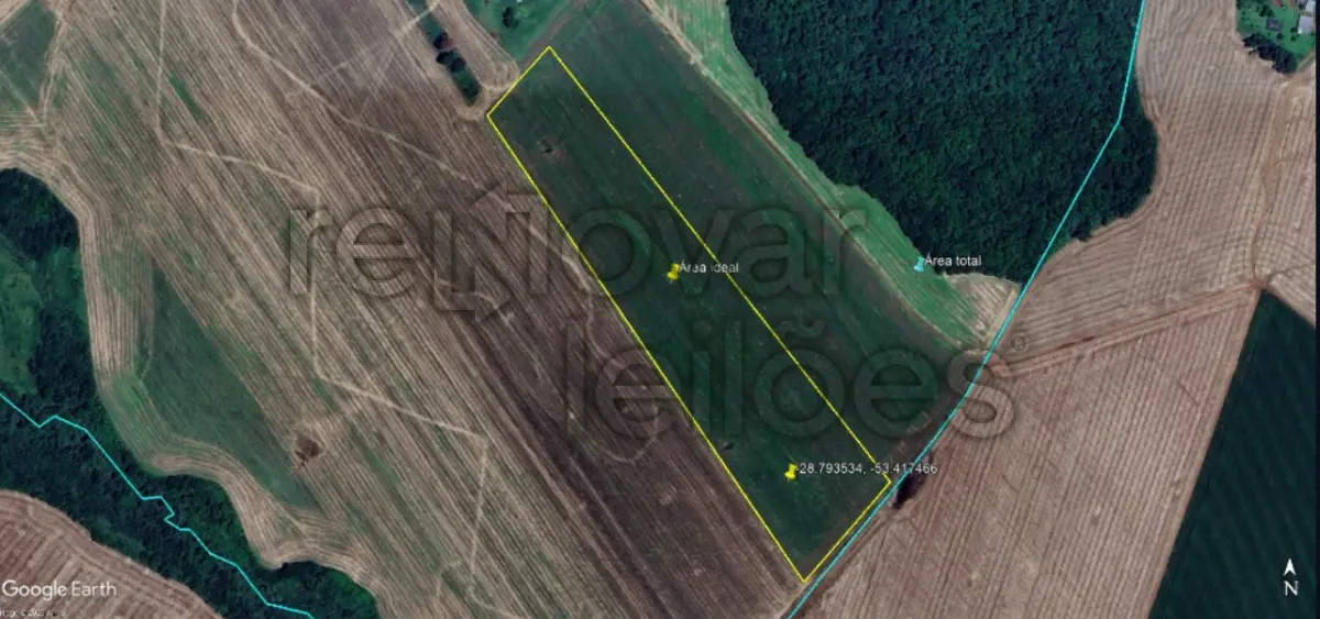LOTE 003 - ÁREA RURAL C/ 75.000,00 - CRUZ ALTA / RS