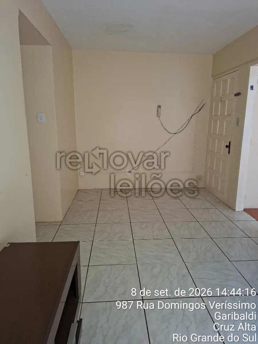 LOTE 001 - APARTAMENTO C/ 61,13 M² - CRUZ ALTA / RS