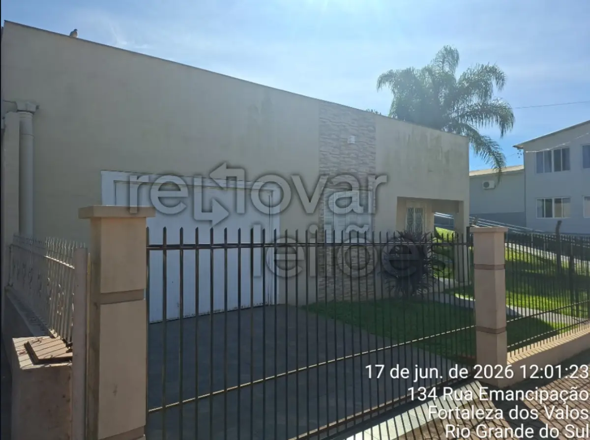 LOTE 005 - CASA C/ 135 M² - FORTALEZA DOS VALOS / RS