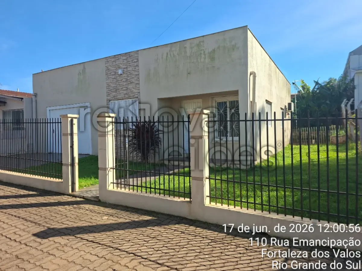 LOTE 005 - CASA C/ 135 M² - FORTALEZA DOS VALOS / RS