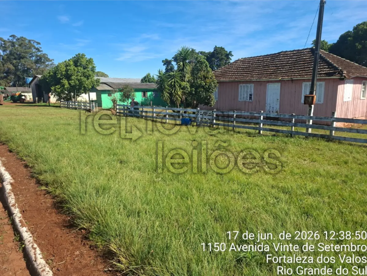 LOTE 002 - CASA C/ 116 M² + GALPÃO C/ 190 M² - FORTALEZA DOS VALOS / RS