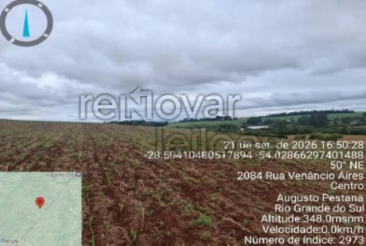 LOTE 001 - ÁREA RURAL C/ 1 HAC - AUGUSTO PESTANA / RS