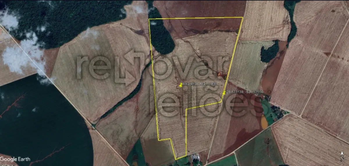 LOTE 008 - ÁREA RURAL C/ 7 HAC - FORTALEZA DOS VALOS / RS