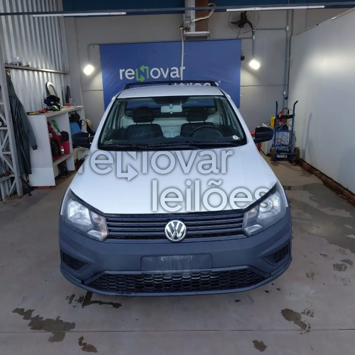 LOTE 014 - VW NOVA SAVEIRO RB 1.6 - ANO 2019/2019 - COMPLETO - SICREDI LIBERDADE - DEPOSITADO EM SANTO ÂNGELO/RS