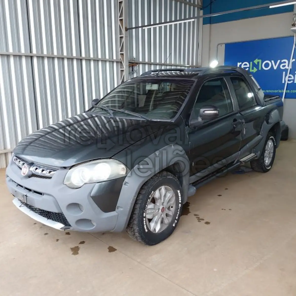 LOTE 053 - FIAT STRADA ADVENTURE CD - ANO 2012/2013 - COMPLETO - VIA CERTA - DEPOSITADO EM SANTO ÂNGELO/RS