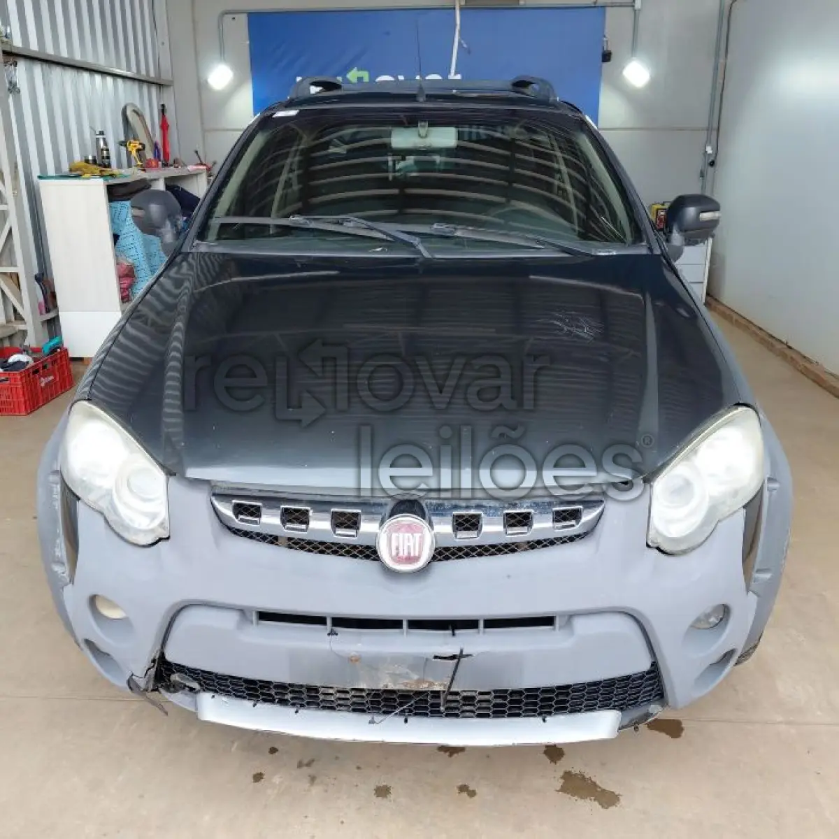 LOTE 053 - FIAT STRADA ADVENTURE CD - ANO 2012/2013 - COMPLETO - VIA CERTA - DEPOSITADO EM SANTO ÂNGELO/RS