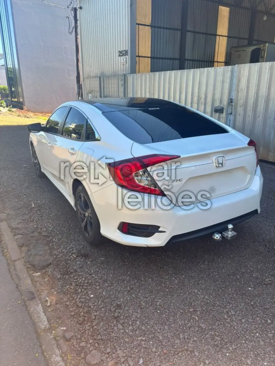LOTE 007 - HONDA CIVIC SPORT CVT - ANO 2019/2019 - COMPLETO - CRESOL CONEXÃO - DEPOSITADO EM DRACENA/SP