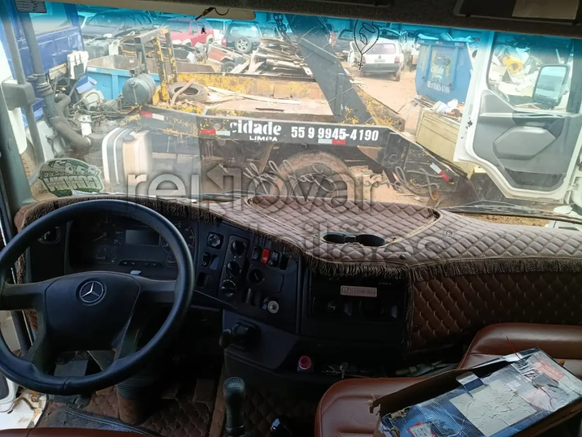LOTE 016 - M.BENZ/ATEGO 2429 - 2013/2013 - CRESOL ESSENCIA - DEPOSITADO EM SANTO CRISTO/RS