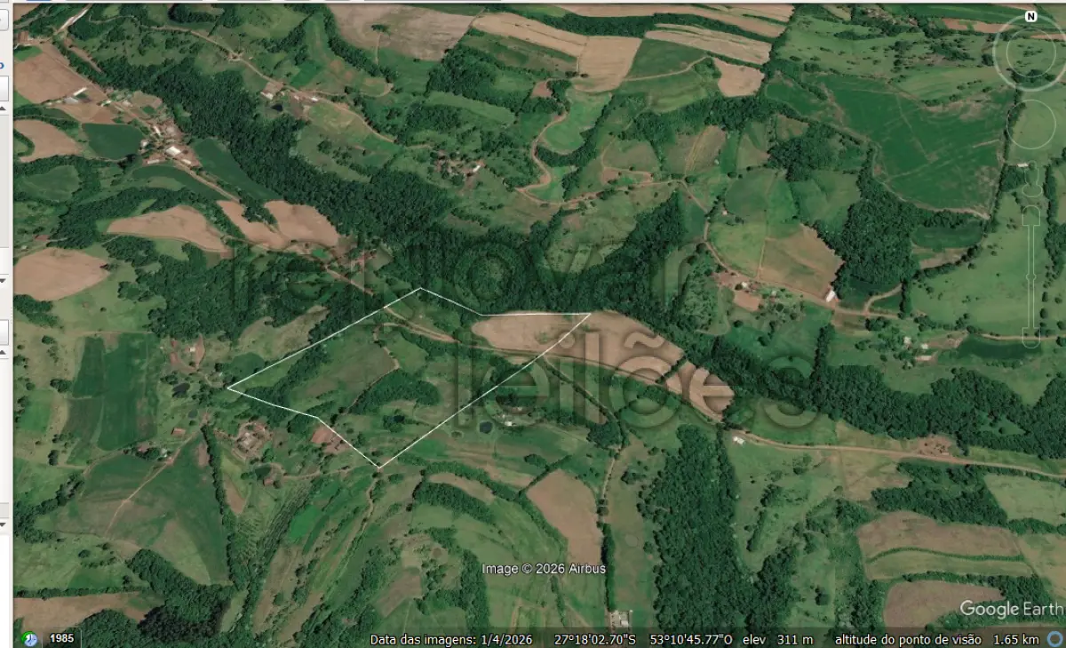 LOTE 003 - ÁREA RURAL C/ 12 HA - PLANALTO / RS