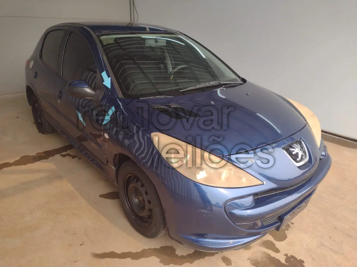 LOTE 035 - PEUGEOT 207HB XR - ANO 2008/2009 - COMPLETO - SICREDI RAIZES - PASSAGEM POR LEILÃO E INDICIO DE SINISTRO