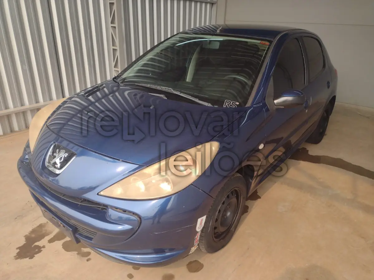 LOTE 035 - PEUGEOT 207HB XR - ANO 2008/2009 - COMPLETO - SICREDI RAIZES - PASSAGEM POR LEILÃO E INDICIO DE SINISTRO