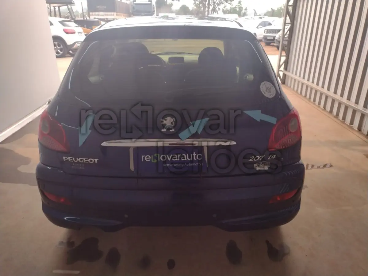 LOTE 035 - PEUGEOT 207HB XR - ANO 2008/2009 - COMPLETO - SICREDI RAIZES - PASSAGEM POR LEILÃO E INDICIO DE SINISTRO