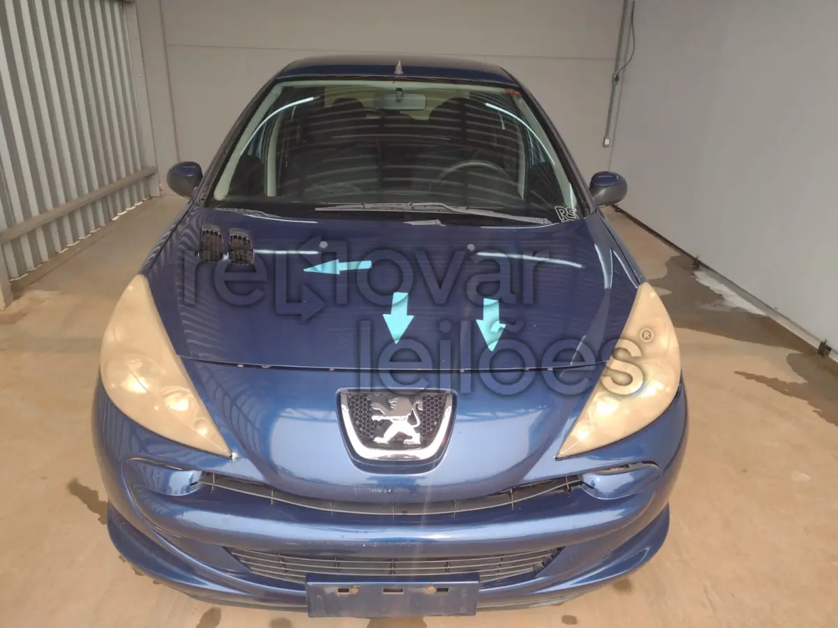 LOTE 035 - PEUGEOT 207HB XR - ANO 2008/2009 - COMPLETO - SICREDI RAIZES - PASSAGEM POR LEILÃO E INDICIO DE SINISTRO